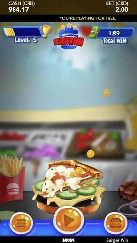 Cómo jugar a Burger Win gratis